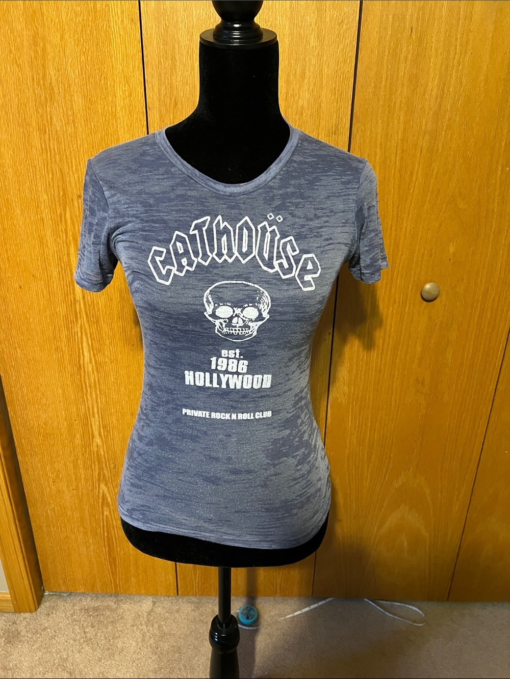 VTG. Cathouse burnout T-shirt, size small